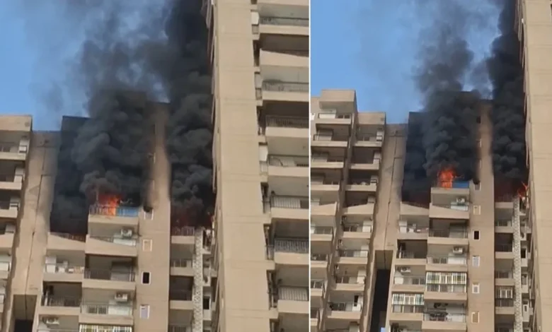 Noida Fire News :
