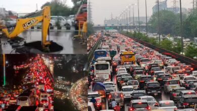Photo of गुरुग्राम में भारी बारिश का कहर, ट्रैफिक जाम बना मुसीबत, गुरूग्राम-दिल्ली NCR पुलिस ने जारी की एडवाइज़री