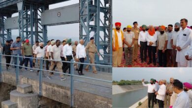 Photo of बरिंदर कुमार गोयल ने शाहपुरकंडी के दो नए वाटर चैनलों का किया उद्घाटन, कहा- किसानों को सिंचाई के लिए सीधे मिलेगा पानी