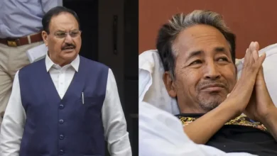 Photo of CJP प्रदर्शन के बीच मेदांता अस्पताल पहुंचे जेपी नड्डा और जितेंद्र सिंह, सोनम वांगचुक से की मुलाकात