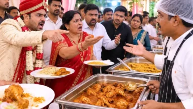 Photo of शादी की दावत में मटन की जगह चिकन परोसने पर भिड़े बाराती-घराती, 12 घायल