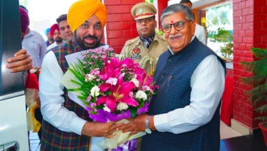 Photo of CM भगवंत मान ने जगतार सिंह हवारा को 10 दिन की पैरोल देने के लिए राज्यपाल से की मुलाकात