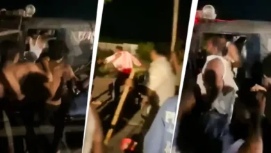 Photo of मेरठ में कांवड़ियों का हंगामा, पुलिस जीप से निकालकर दो लोगों को लाठी-डंडों से पीटा