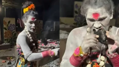 Photo of जलती चिता से निकालकर खाई मांस, उज्जैन के चक्रतीर्थ श्मशान का वीडियो वायरल
