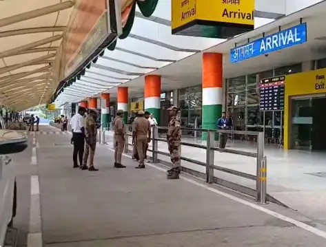 Varanasi Airport Firing :