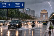 Photo of दिल्ली-NCR में झमाझम बारिश, तेज बारिश और बिजली गिरने का अलर्ट जारी