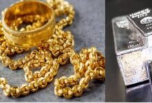Photo of सोना-चांदी ने दी राहत की चमक, लगातार छठे दिन टूटा गोल्ड, सिल्वर भी ₹5,000 लुढ़की