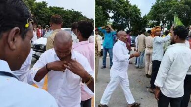 Photo of निशांत कुमार को माला पहनाते ही बड़ा कांड, JDU नेता के गले से 7 लाख की सोने की चेन ले उड़े चोर