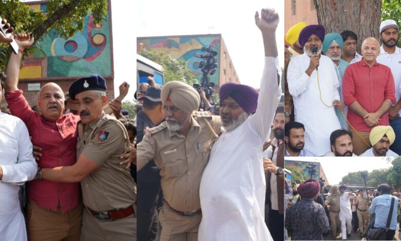 AAP Protest