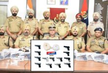 Photo of पंजाब पुलिस की बड़ी कार्रवाई, Amritsar में 13 पिस्तौल व ड्रग्स समेत 5 आरोपी गिरफ्तार