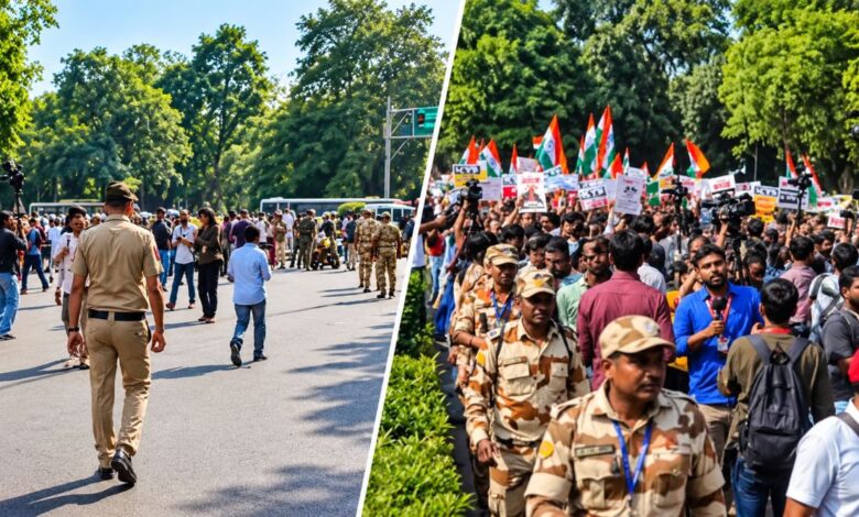 Delhi SIR Protest