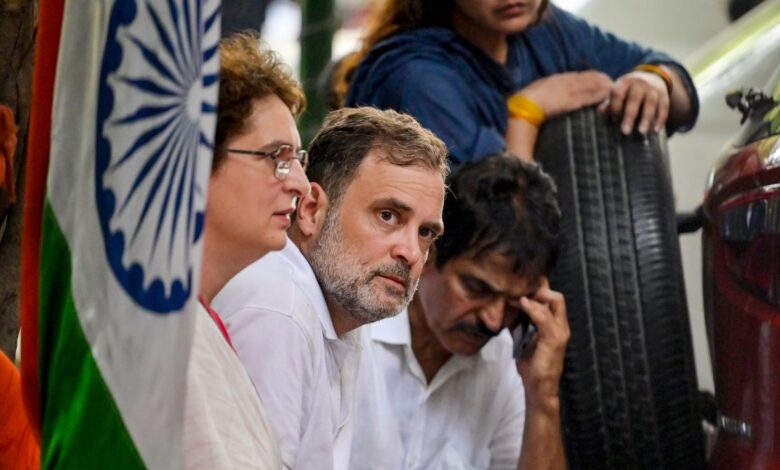 Rahul Gandhi Protest