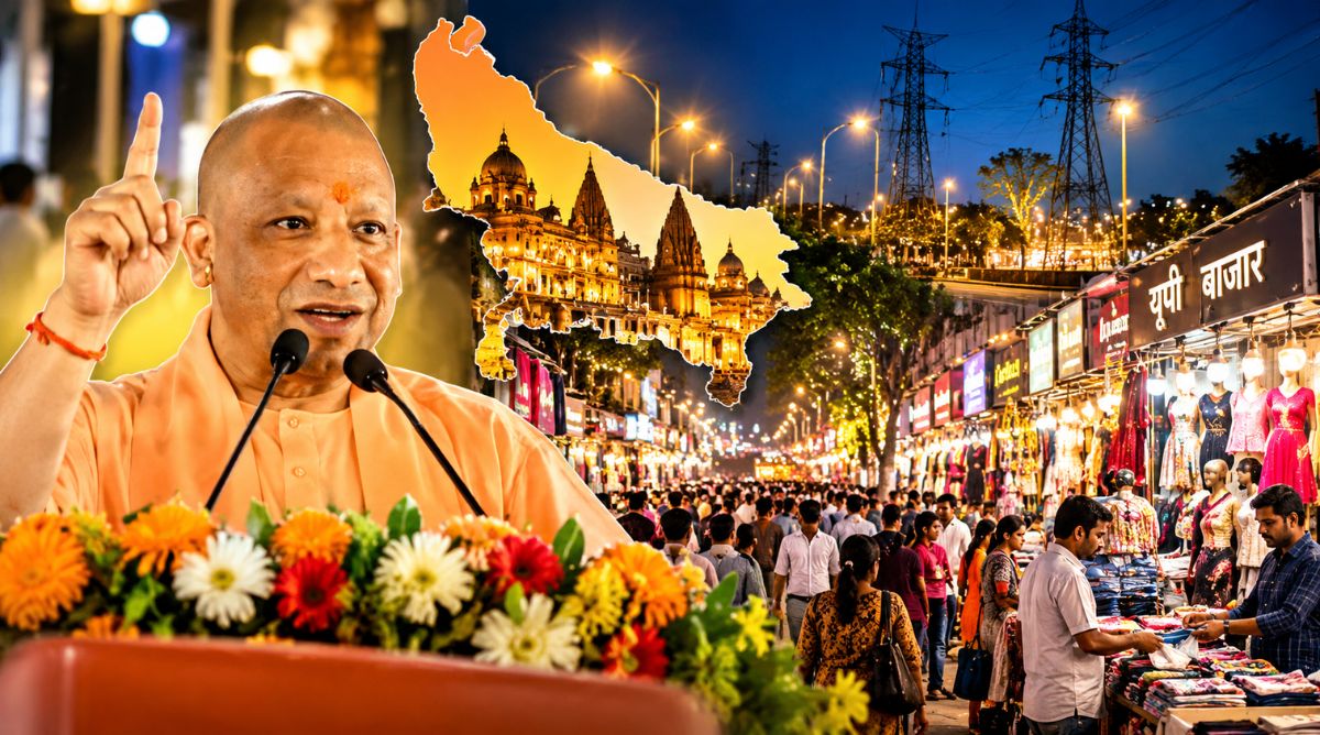 योगी सरकार में यूपी के बाजार रात में भी गुलजार, कारोबारियों को सुरक्षा और बिजली का भरोसा