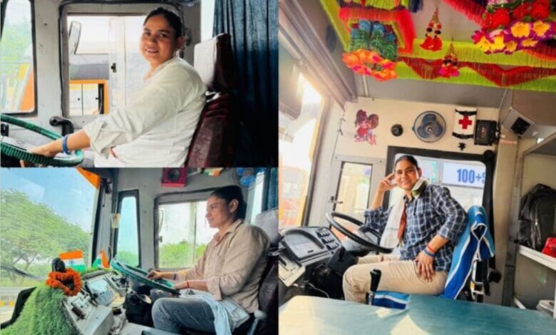 Women Bus Driver
