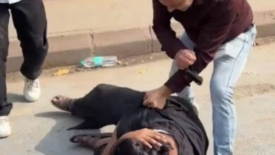 Photo of दिल्ली में प्रदर्शन के दौरान युवती से मारपीट, वायरल वीडियो पर पुलिस का एक्शन, चारों आरोपियों की पहचान